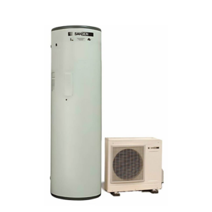 Sanden Eco® Plus 300 litre Heat Pump (Stainless Steel tank) Model GAUS-300FQTS